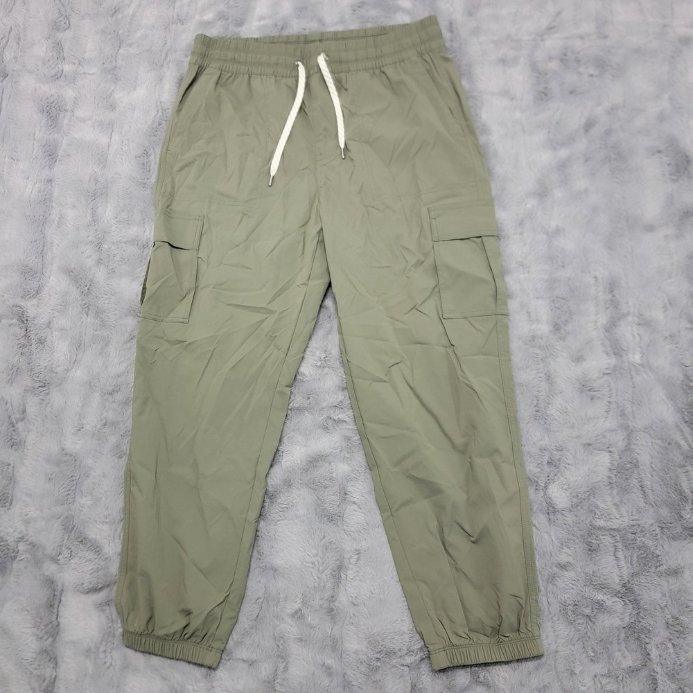 Vuori Pants Womens 31x26 Green Birch Jogger Elastic Waist Drawstring Pockets